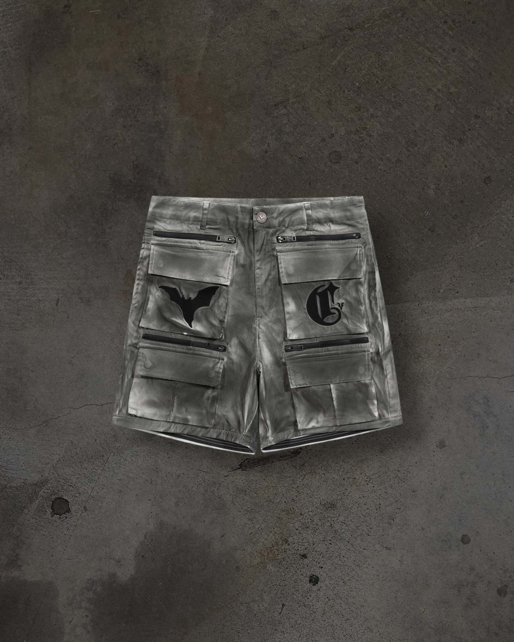 CORVIDITCH CONVERTIBLE CARGO PANTS (GREY)-IYAMIUIO