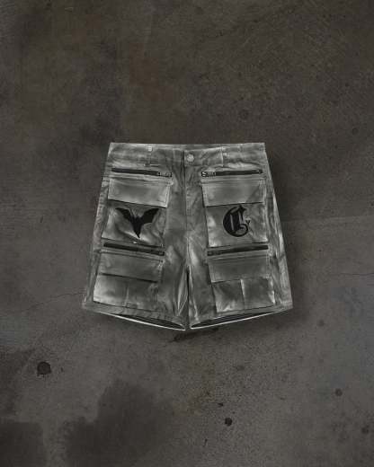 CORVIDITCH CONVERTIBLE CARGO PANTS (GREY)-IYAMIUIO