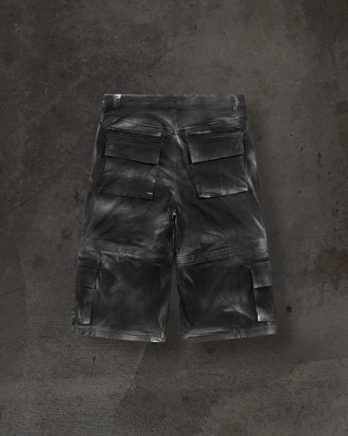CORVIDITCH CONVERTIBLE CARGO PANTS (COAL)-IYAMIUIO