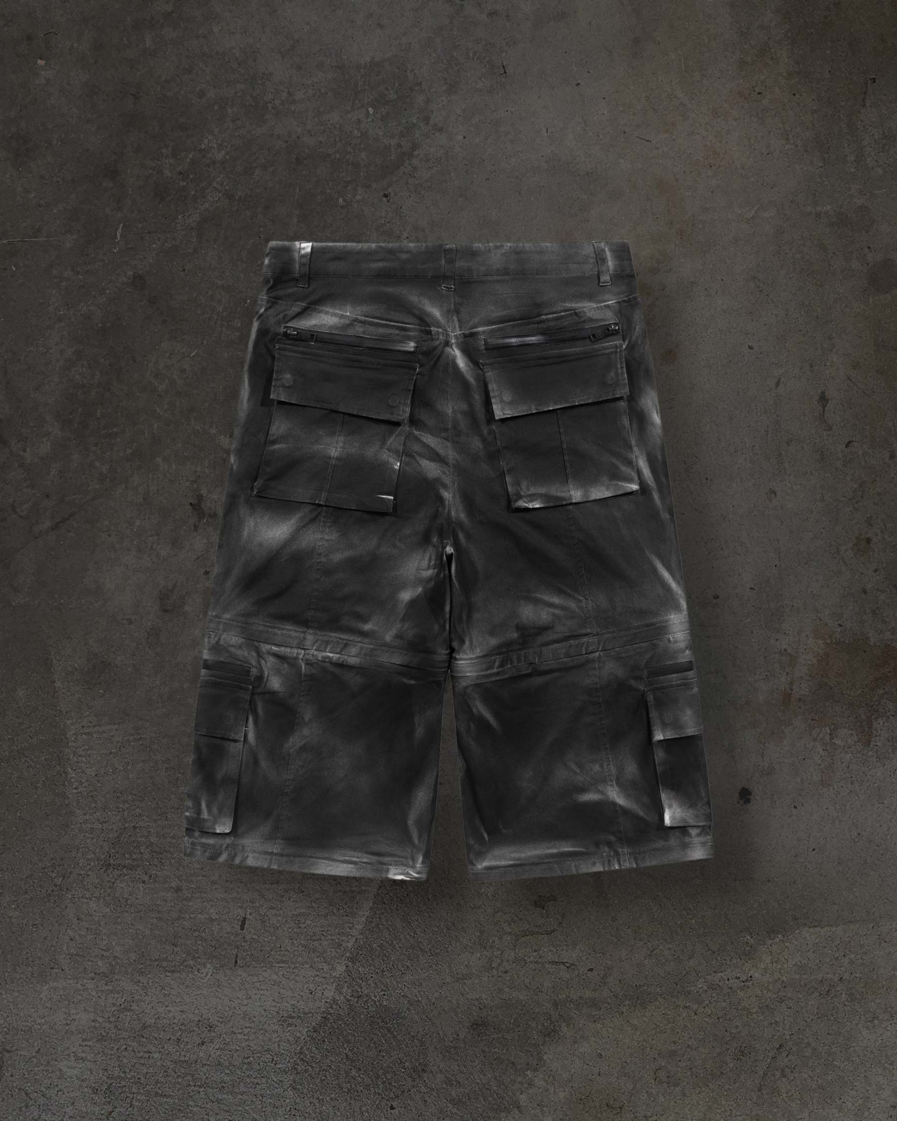 CORVIDITCH CONVERTIBLE CARGO PANTS (COAL)-IYAMIUIO