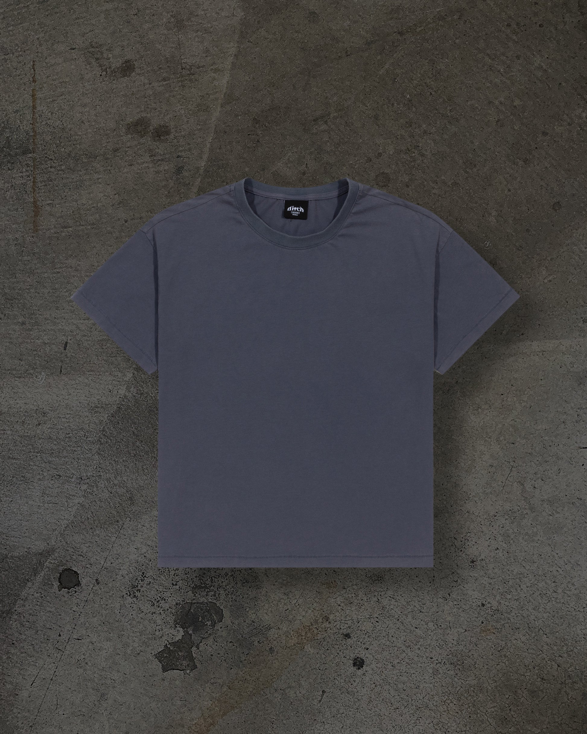 CROPPED BLANK TEE (RAIN)-IYAMIUIO