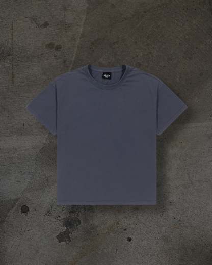 CROPPED BLANK TEE (RAIN)-IYAMIUIO