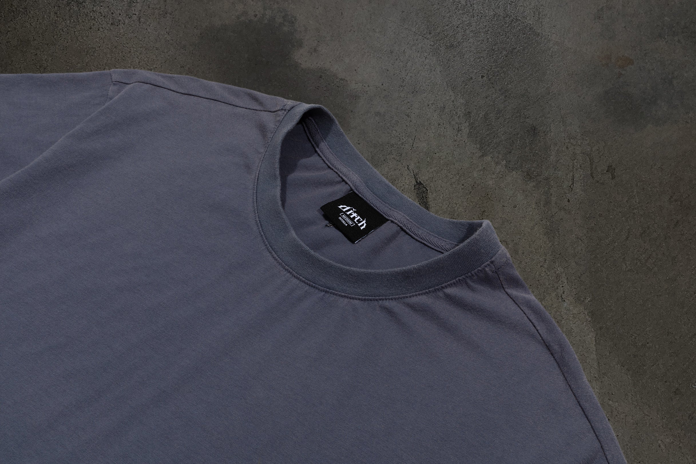 CROPPED BLANK TEE (RAIN)-IYAMIUIO