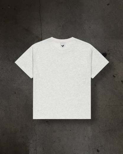 CROPPED BLANK TEE (HEATHER)-IYAMIUIO