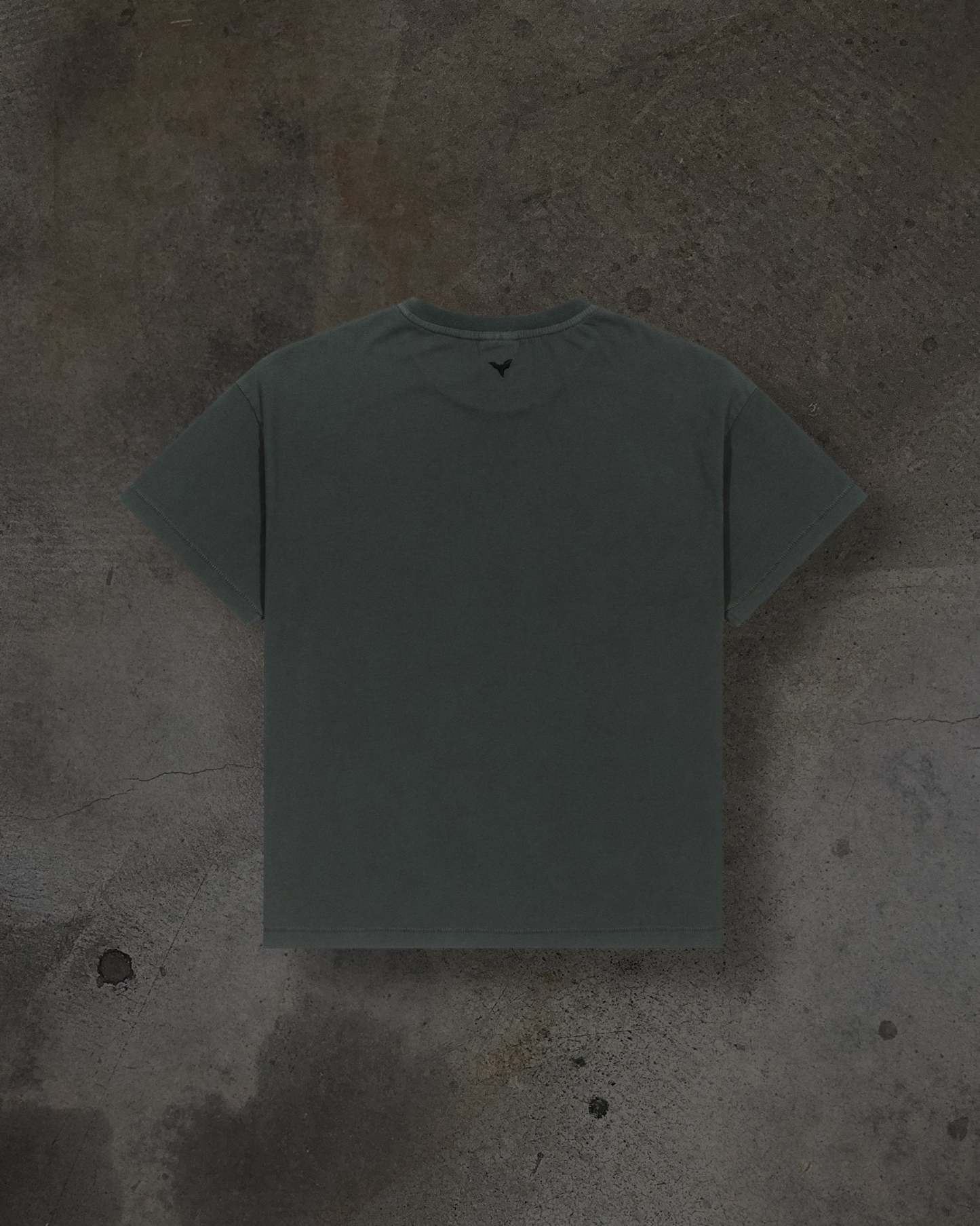 CROPPED BLANK TEE (FOREST)-IYAMIUIO