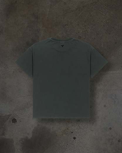 CROPPED BLANK TEE (FOREST)-IYAMIUIO