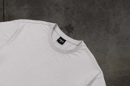 CROPPED BLANK TEE (BONE)-IYAMIUIO