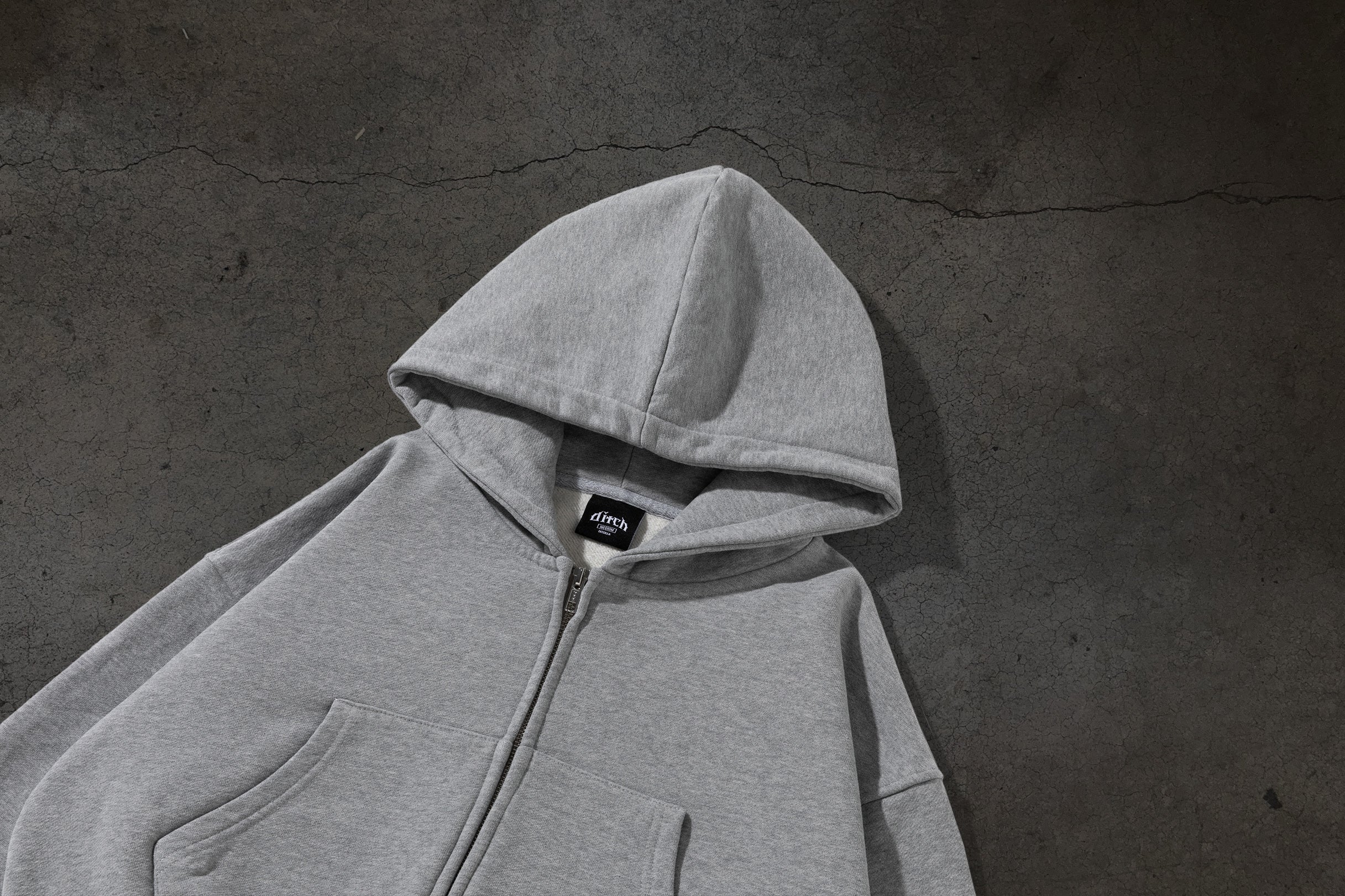 WOMENS CROPPED ZIP (HEATHER)-IYAMIUIO