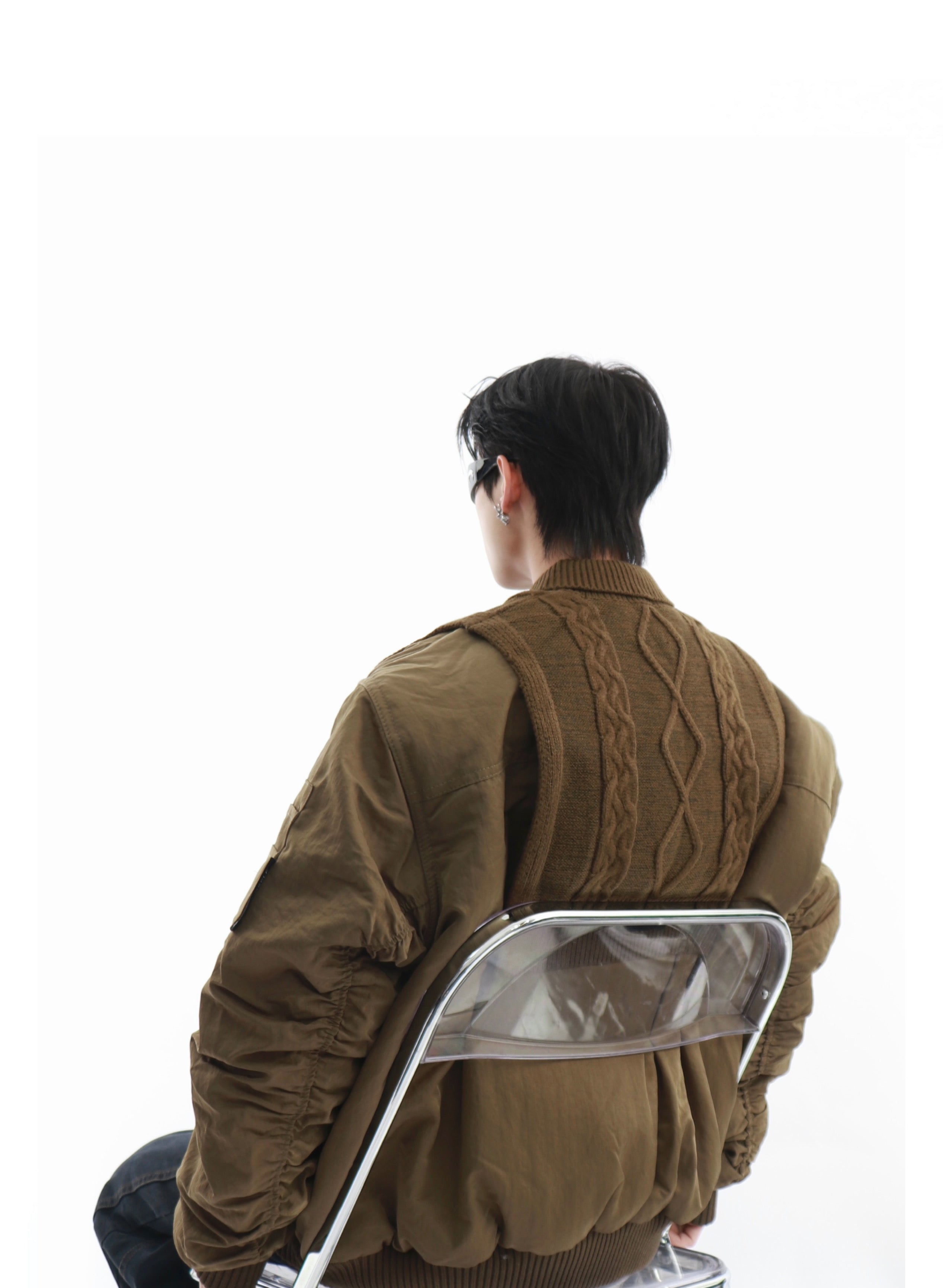 Cotton Jacket Tops-IYAMIUIO