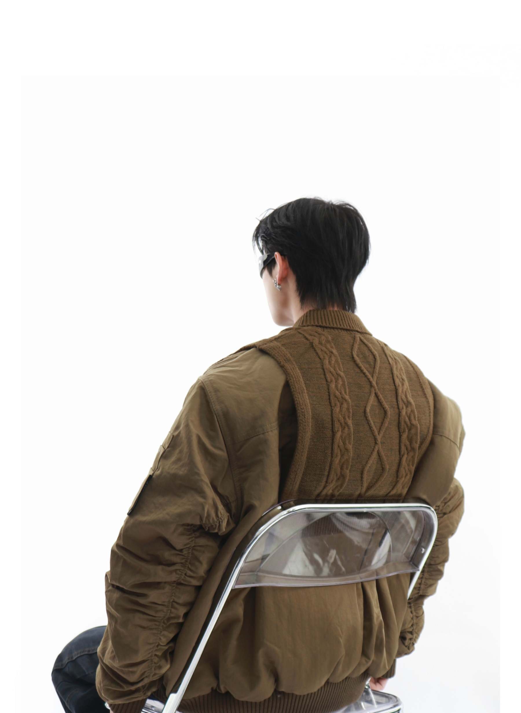 Cotton Jacket Tops-IYAMIUIO