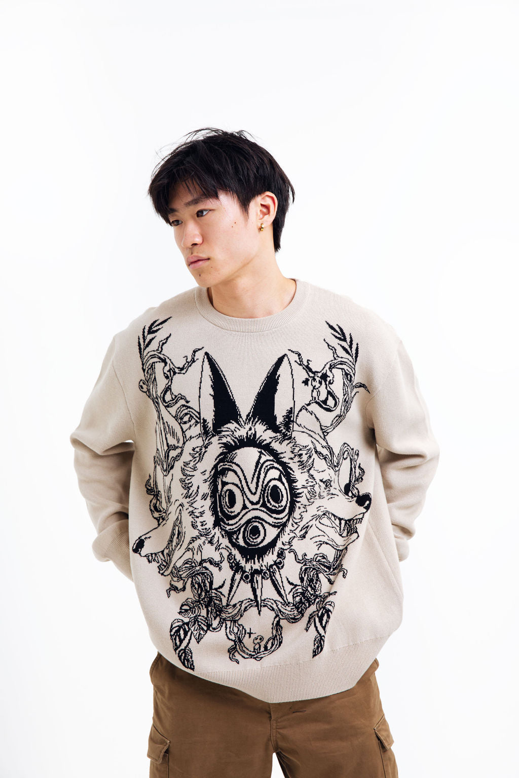 San Mask Knit Sweater-Shadeston