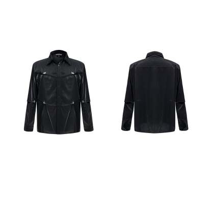 【24s Oct.】Flowing Hollow Deconstructed Detachable Shirt-IYAMIUIO