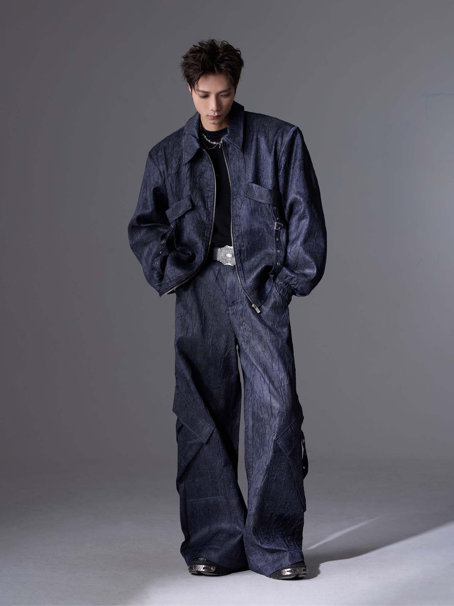 【24s April.】3D Textured Ribbon Jacket-IYAMIUIO