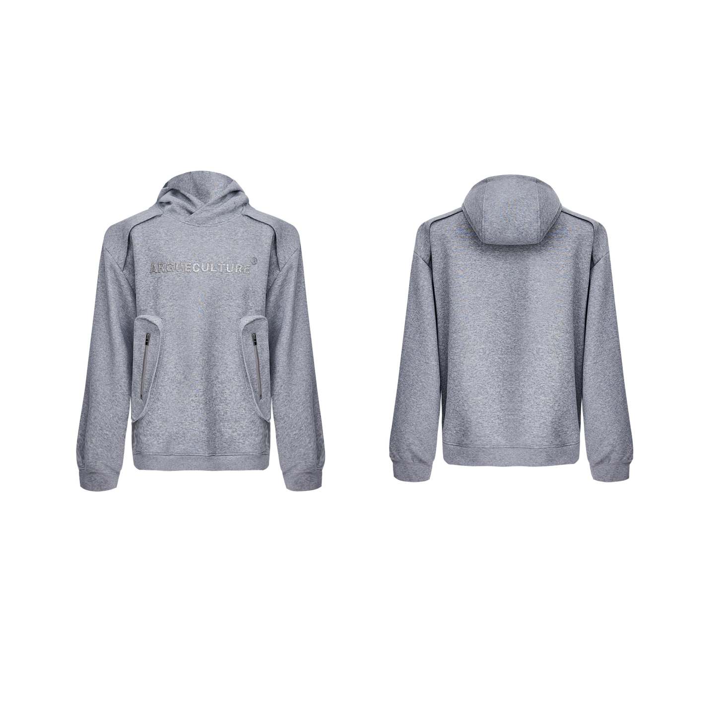 【24s Oct.】Simple Pocket Padded Shoulder Hoodie-IYAMIUIO