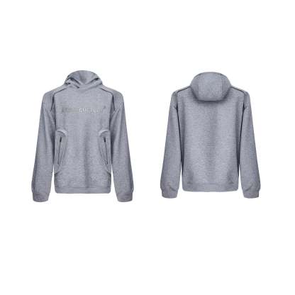 【24s Oct.】Simple Pocket Padded Shoulder Hoodie-IYAMIUIO