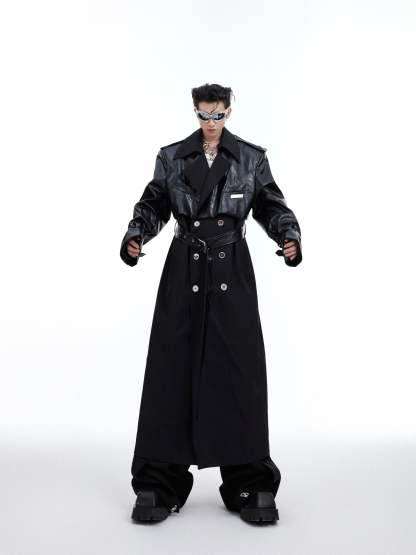 【24s February.】Deconstructed Double-breasted Long Coat-IYAMIUIO