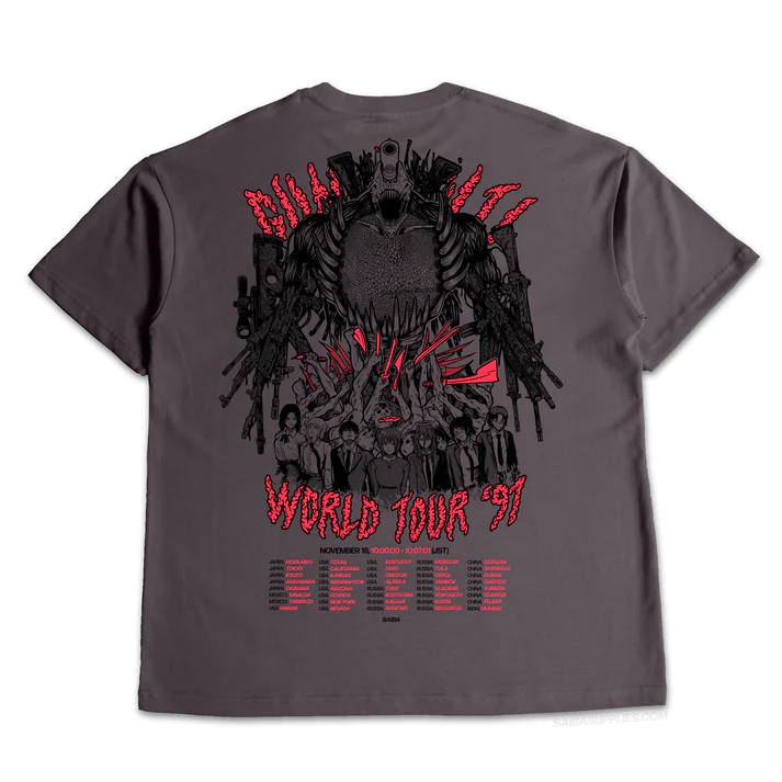 GUN DEVIL WORLD TOUR 97' T-SHIRT-CSM-IYAMIUIO