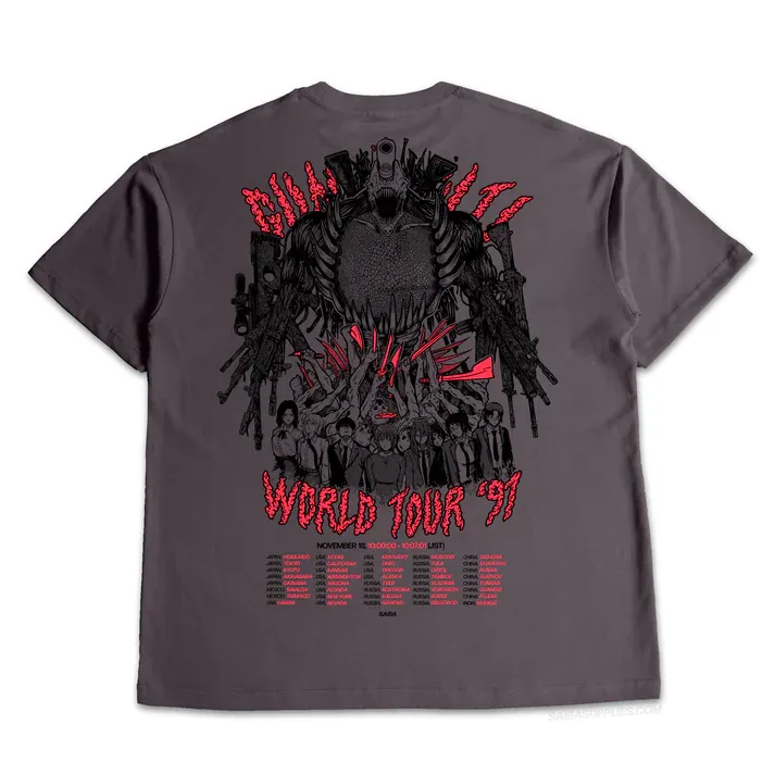 GUN DEVIL WORLD TOUR 97' T-SHIRT-CSM-IYAMIUIO