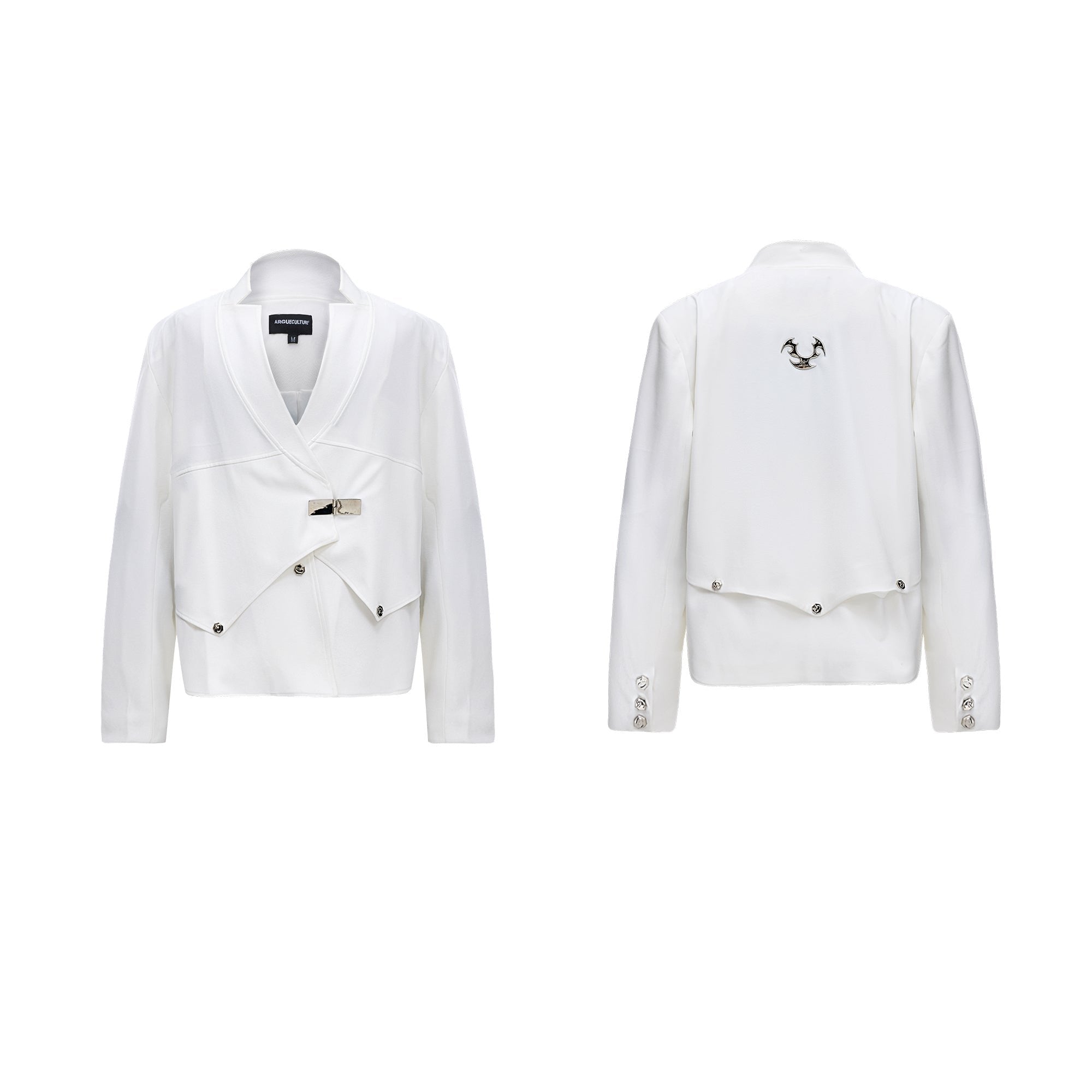 【24s Oct.】Niche Deconstructed Glittery Metal Buckle Suit Jacket-IYAMIUIO