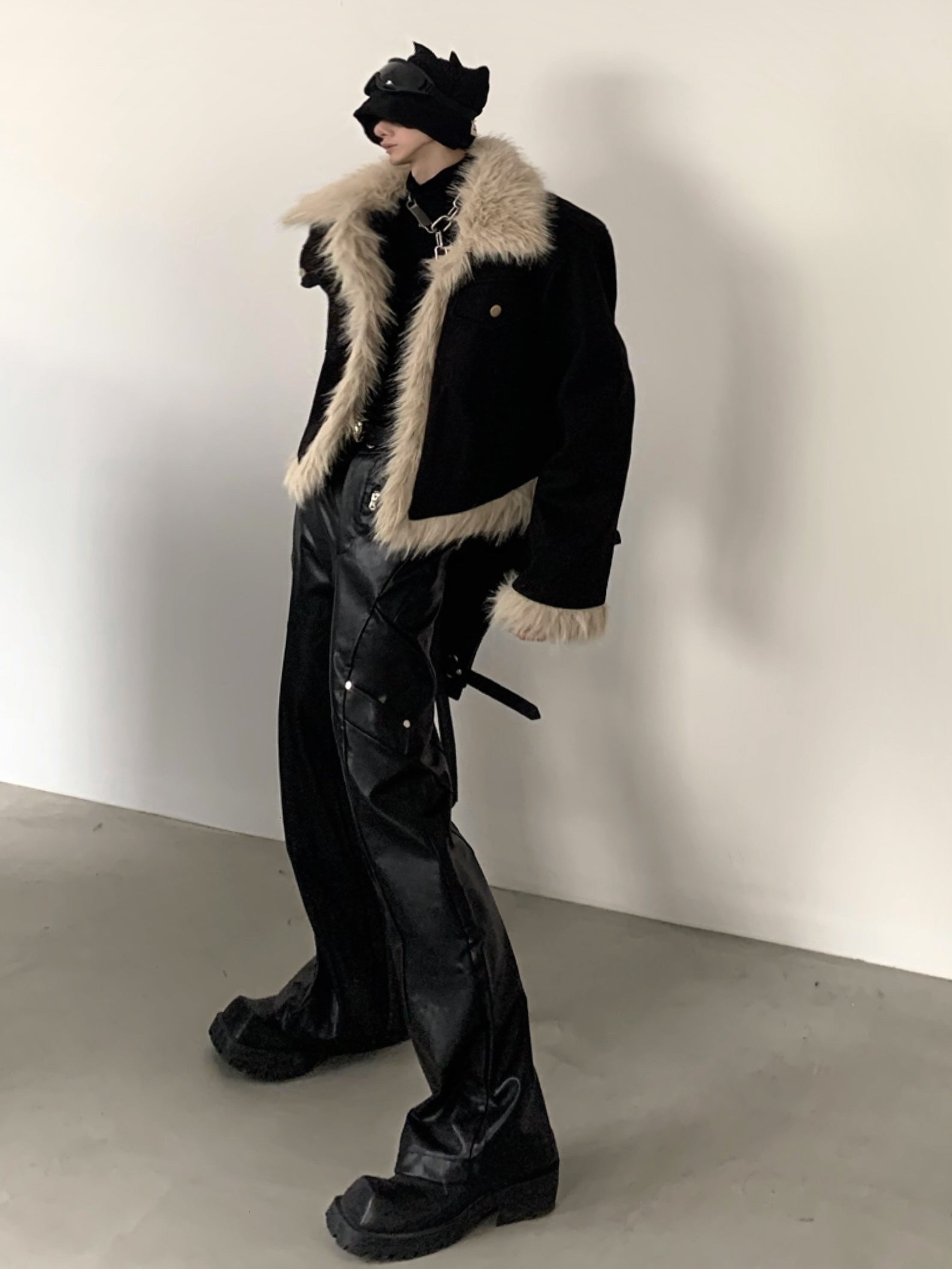 【23s December.】Retro Fur Collar Design Jacket-IYAMIUIO