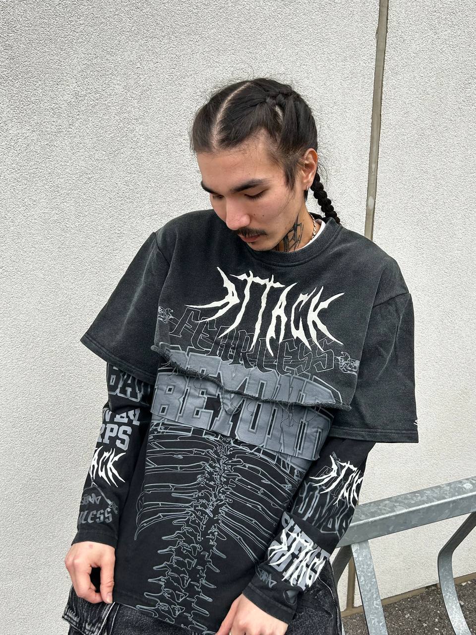 "Attack" Long-sleeve-IYAMIUIO