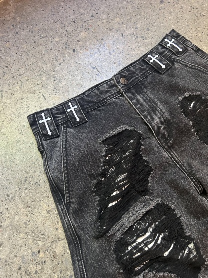 "Maria Wall" Cargo Pants-IYAMIUIO