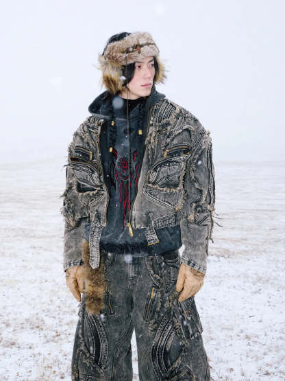 Aliens Denim Jacket (only 60 pieces)-IYAMIUIO