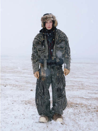 Aliens Baggy Jeans (only 60 pieces)-IYAMIUIO