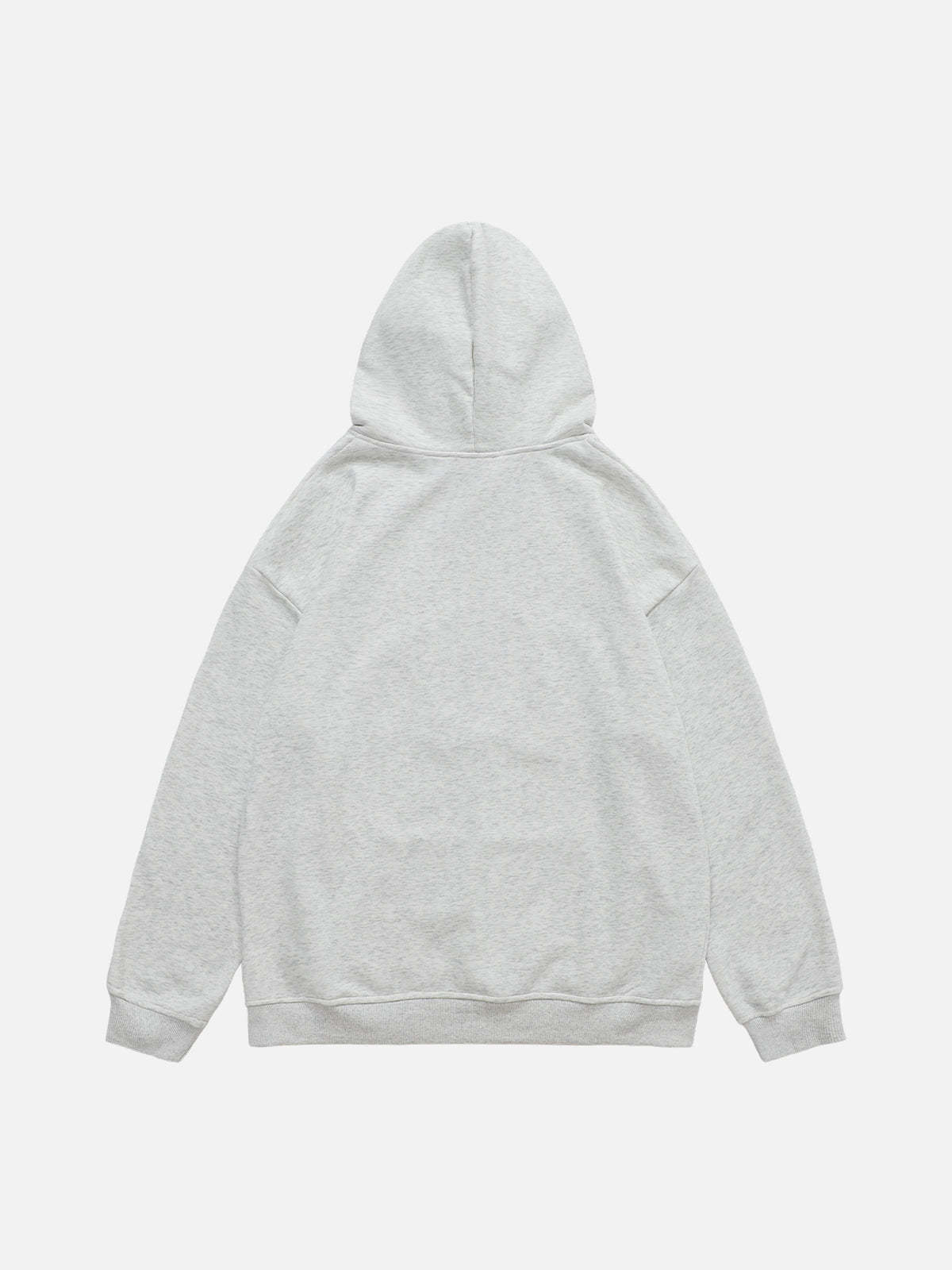 Aelfric Eden Denim Star Applique Embroidery Hoodie-IYAMIUIO