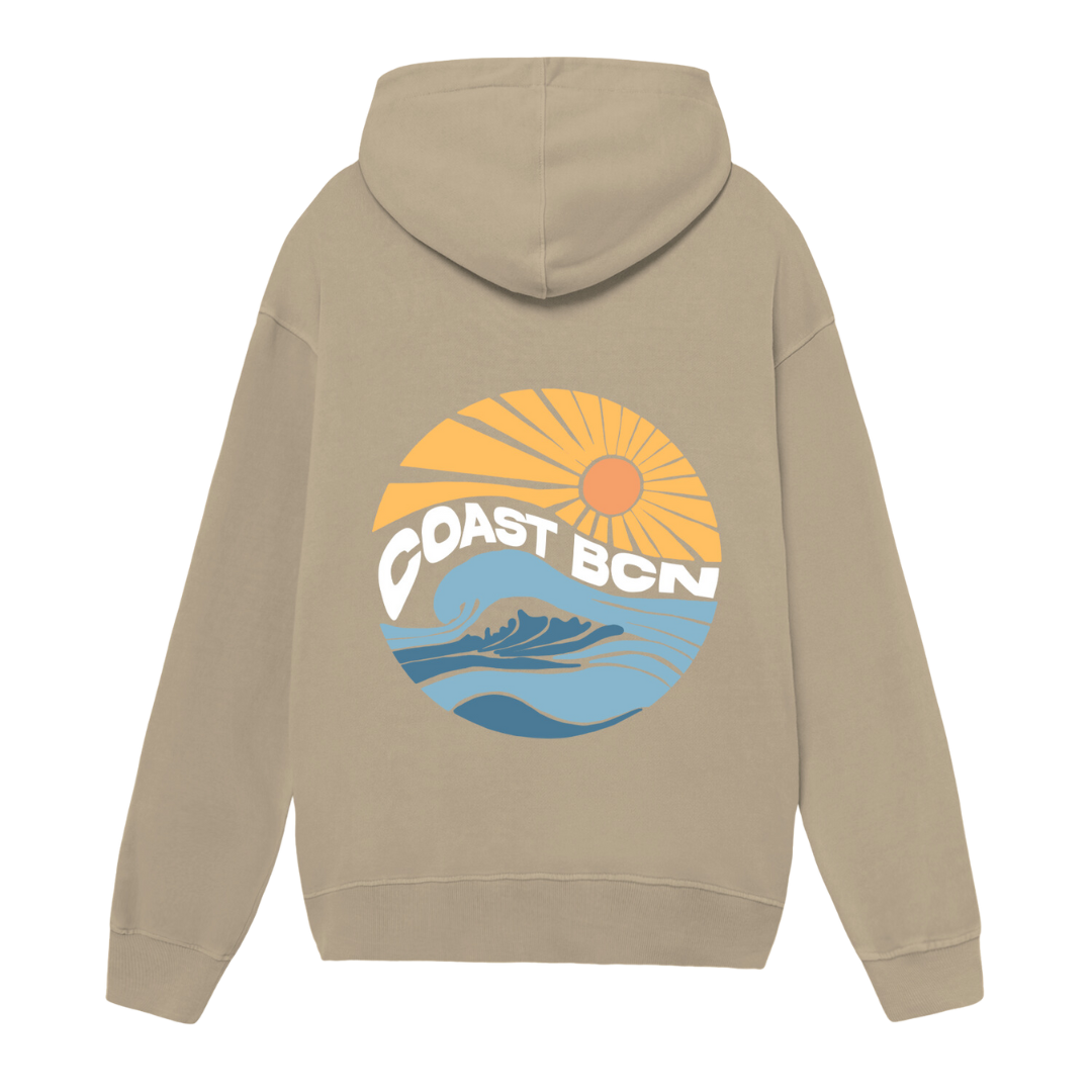 Khaki Outer Hoodie-IYAMIUIO