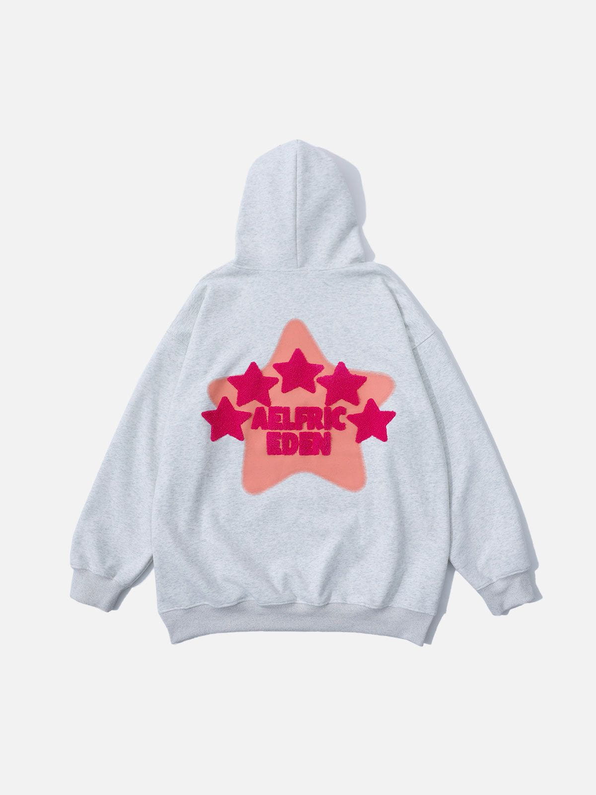 Aelfric Eden Vintage Embroidery Star Hoodie-IYAMIUIO