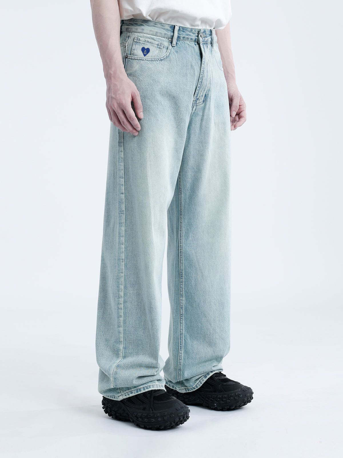 Aelfric Eden Basic Loose Jeans-IYAMIUIO