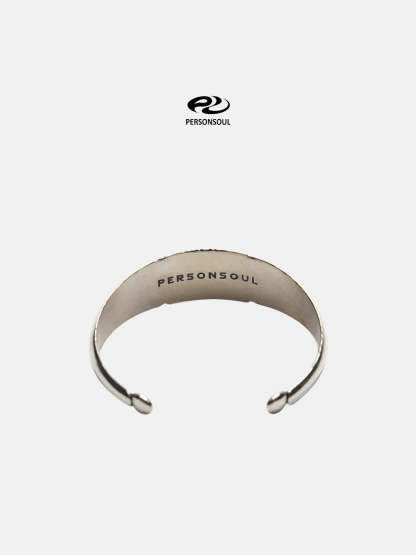Personsoul Yuan Symbol Silver Bracelet-IYAMIUIO