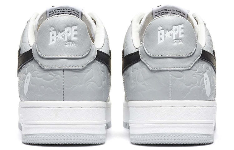 A BATHING APE Bape Sta 'Grey Black' 1H70-191-002-GREY-IYAMIUIO