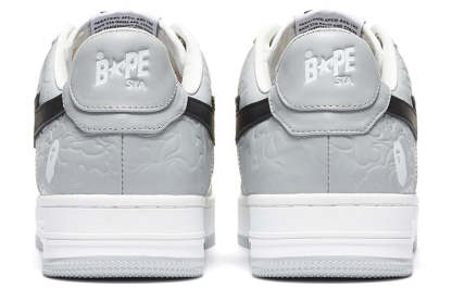 A BATHING APE Bape Sta 'Grey Black' 1H70-191-002-GREY-IYAMIUIO