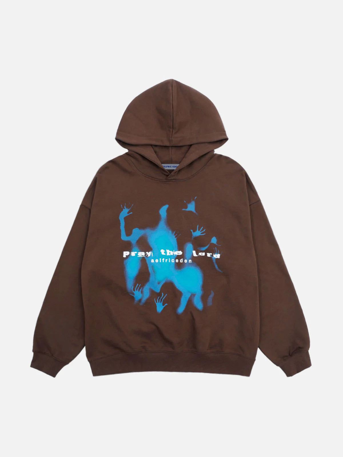 Aelfric Eden Abstraction Shadow Print Hoodie-IYAMIUIO