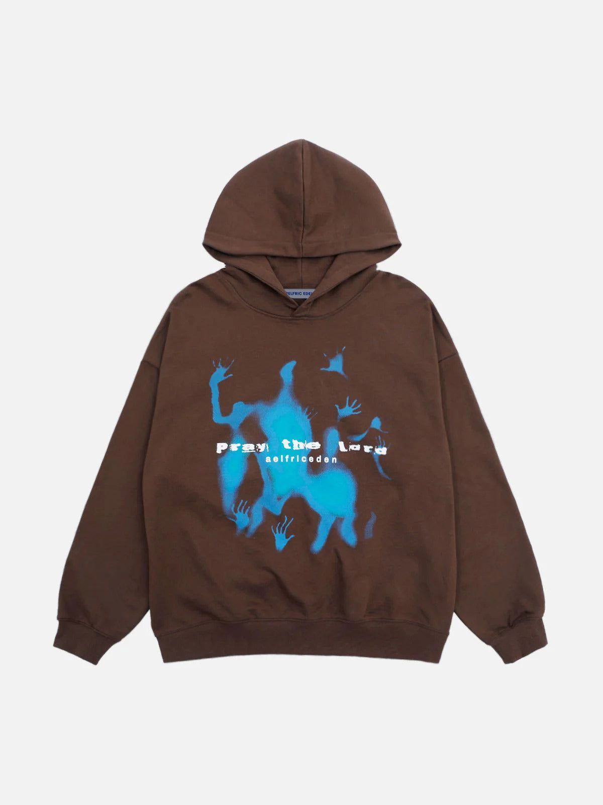 Aelfric Eden Abstraction Shadow Print Hoodie-IYAMIUIO