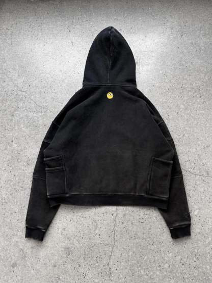 "DAYS" Hoodie Black-IYAMIUIO