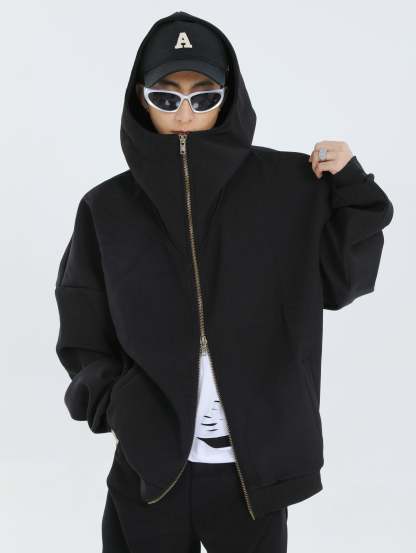 【23s September.】Double-zip Hooded Sweatshirt Set-IYAMIUIO
