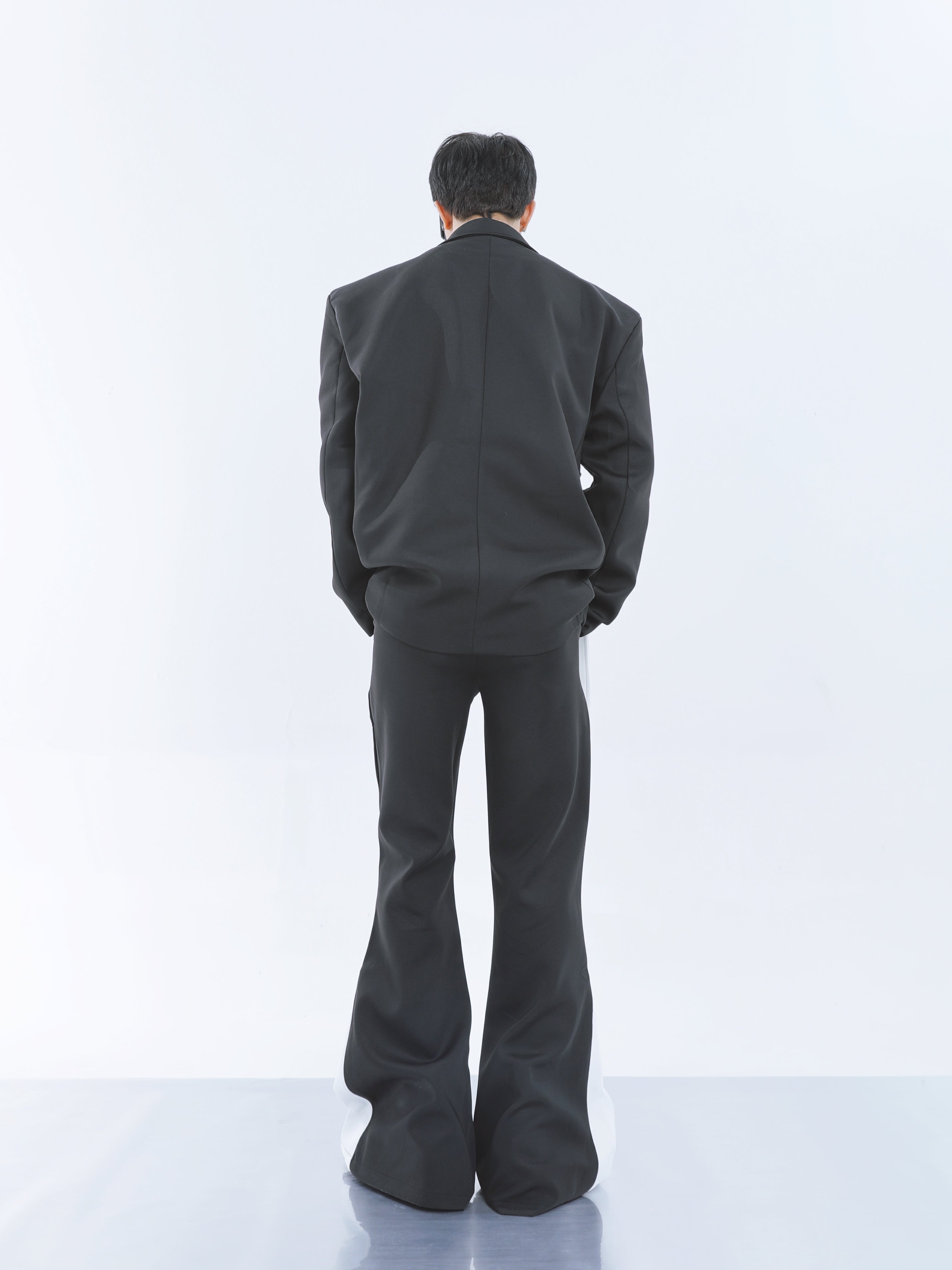 【23s September.】Removable Patchwork Double-Breasted Suit-IYAMIUIO