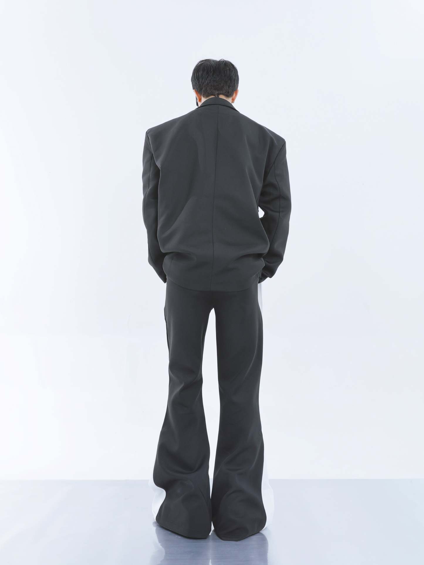 【23s September.】Removable Patchwork Double-Breasted Suit-IYAMIUIO