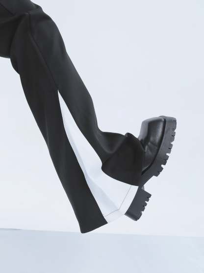 【23s September.】Removable Patchwork Double-Breasted Suit-IYAMIUIO