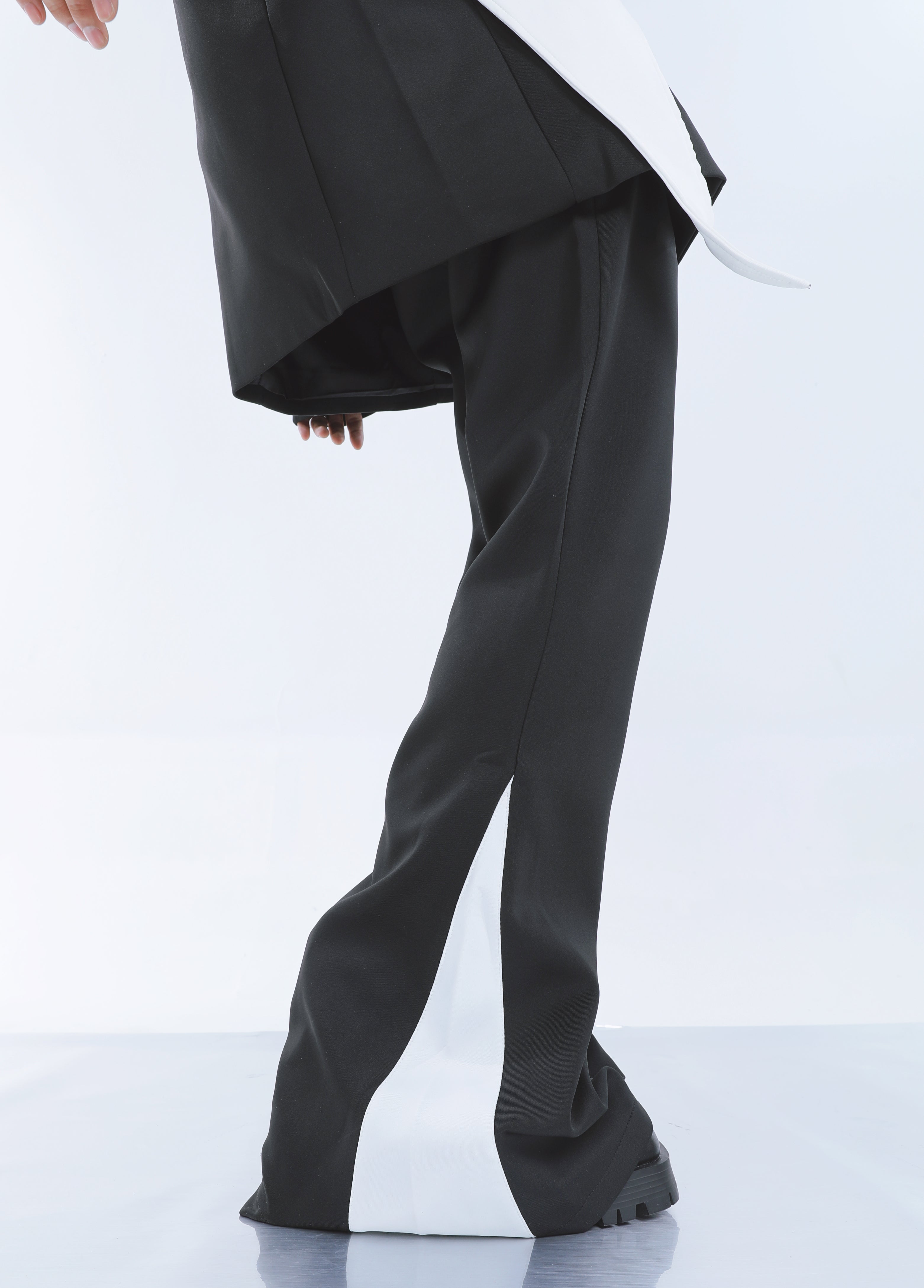 【23s September.】Removable Patchwork Double-Breasted Suit-IYAMIUIO