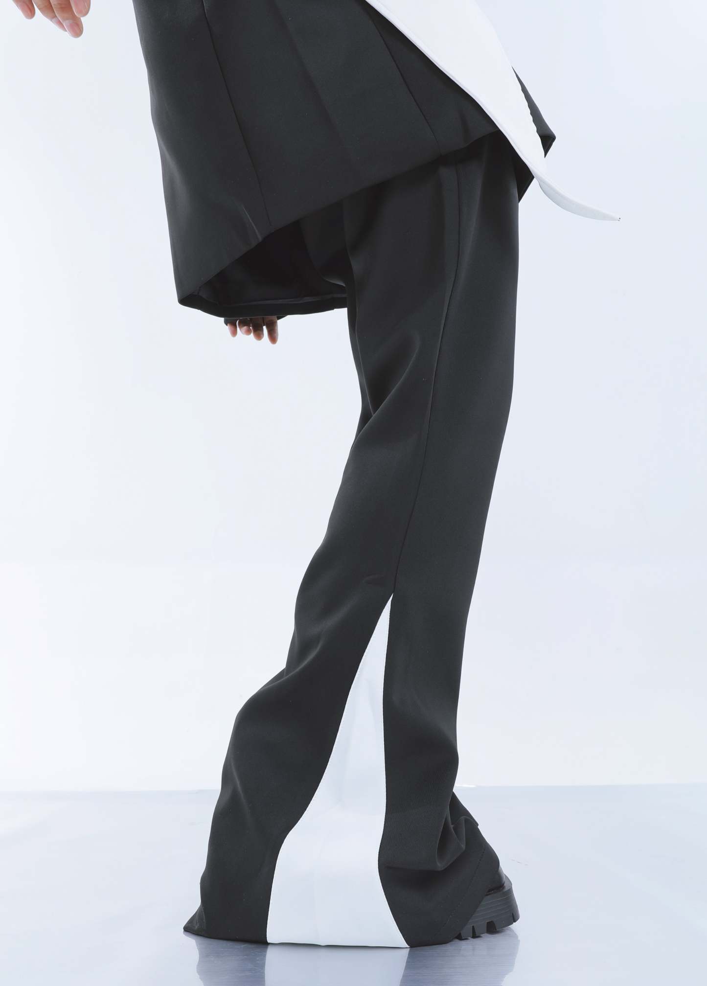 【23s September.】Removable Patchwork Double-Breasted Suit-IYAMIUIO