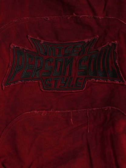 Personsoul Hand Brushed Dirty Cotton Jacket-IYAMIUIO