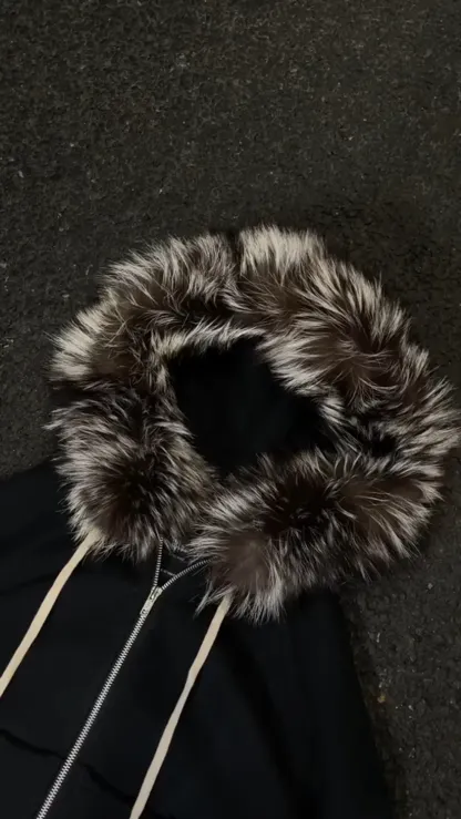 V3 Fur Hoodie-IYAMIUIO