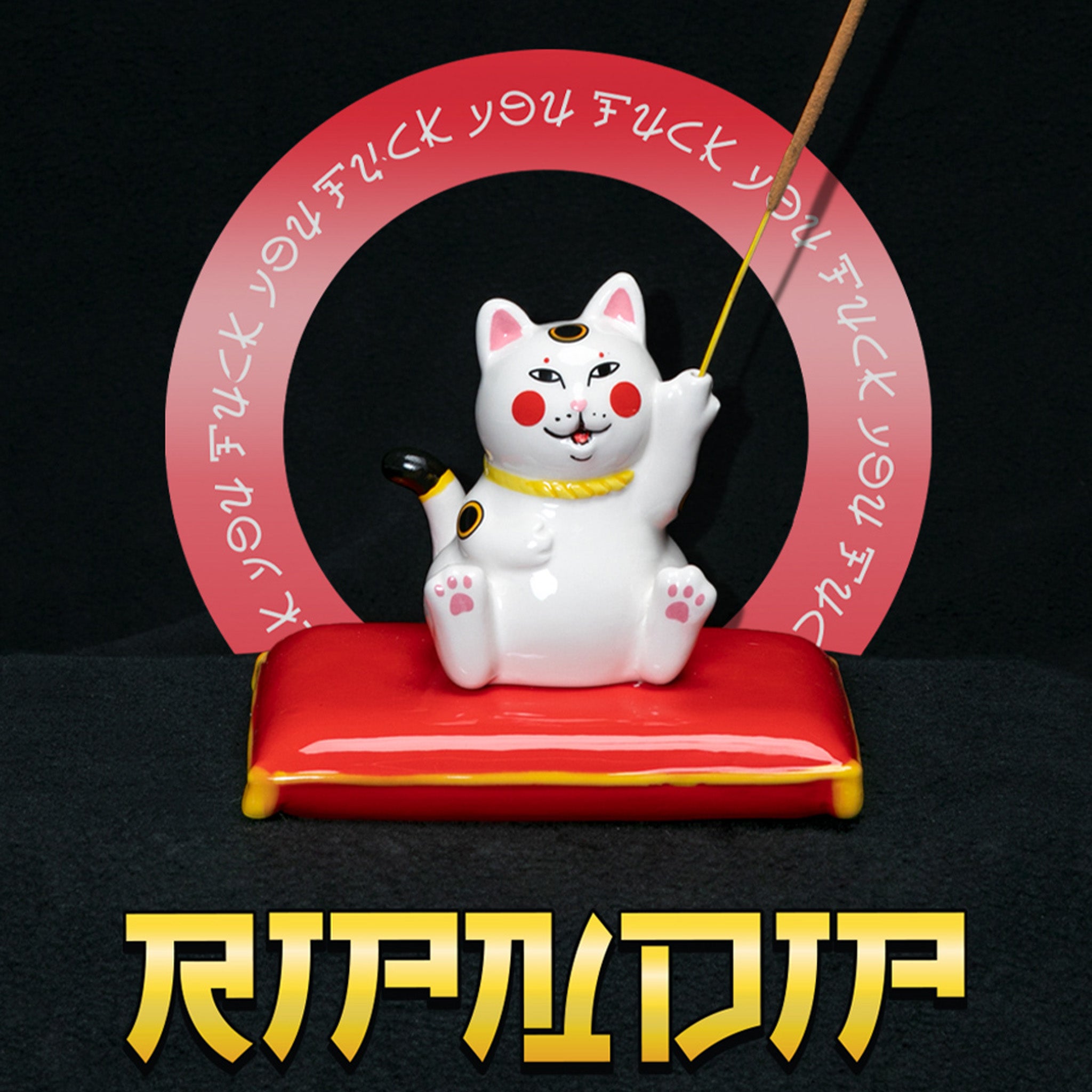 Lucky Nerm Incense Holder (Red)-IYAMIUIO