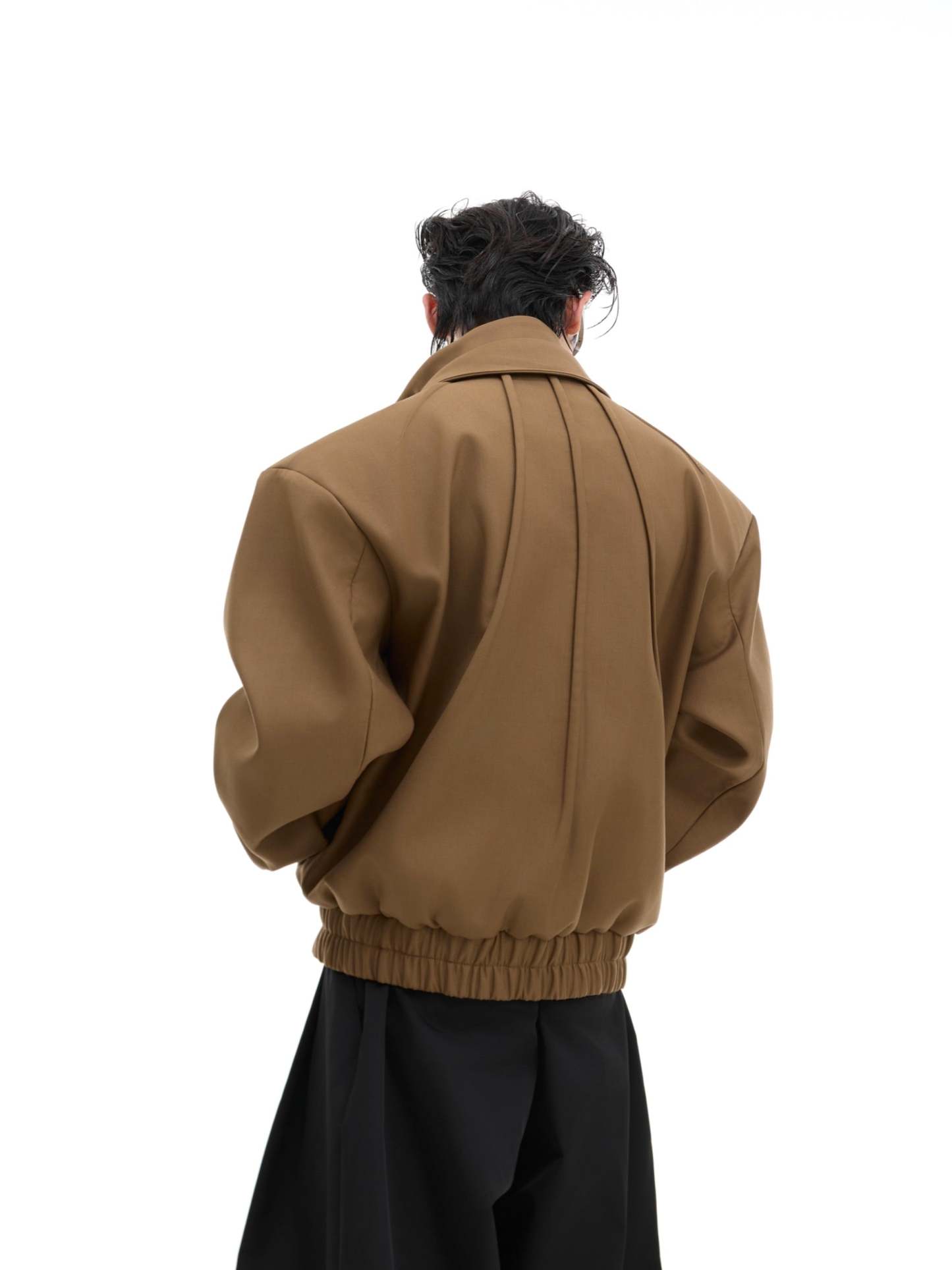 【24s Oct.】Double Collar Patchwork Jacket-IYAMIUIO