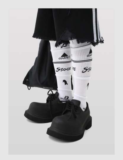 【New】Big Toe Platform Leather Shoes-IYAMIUIO