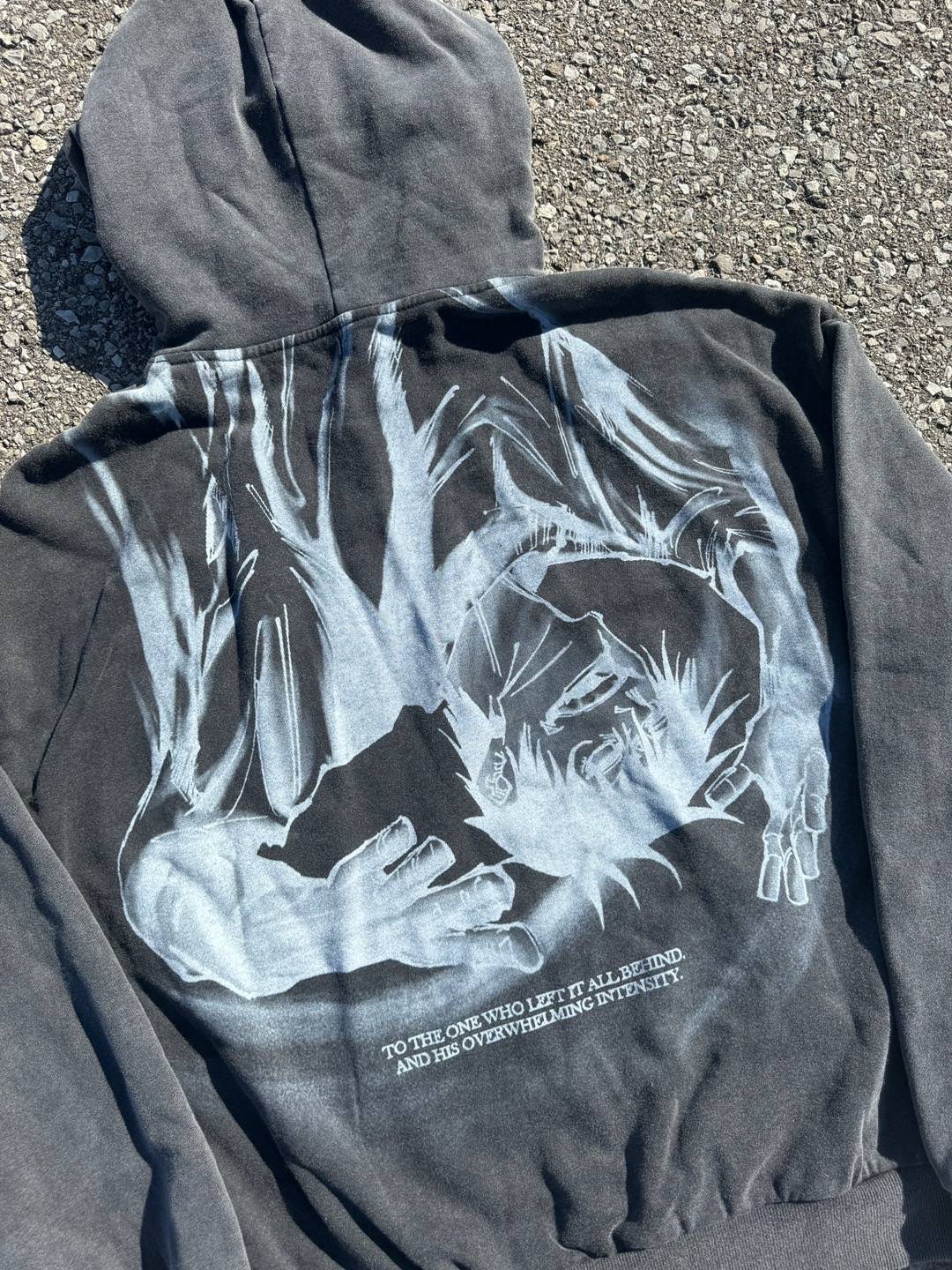 Toji Vintage Washed hoodie-JJK-IYAMIUIO